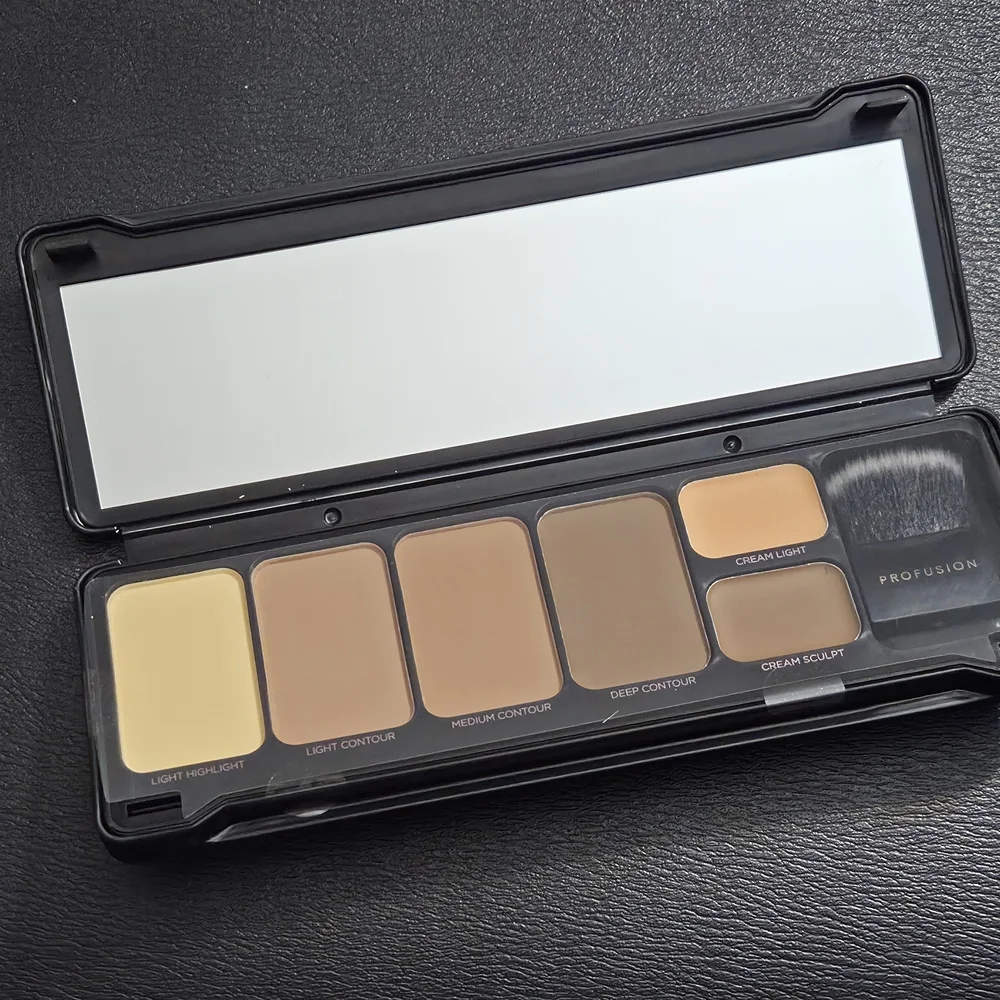 Profusion Cosmetics Six Shade Contour Palette and Brush